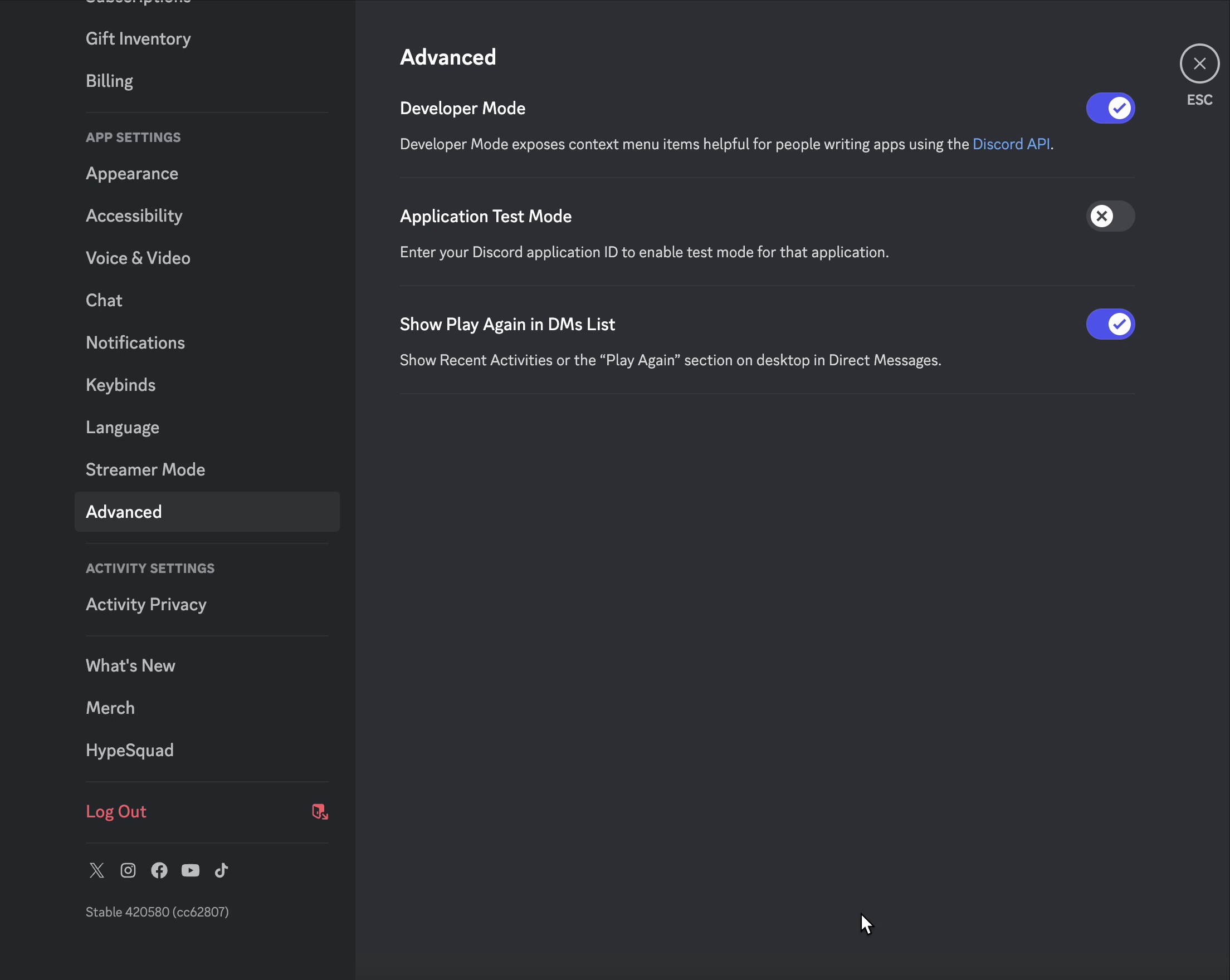 How to Enable Discord Developer Mode